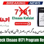7181 Ehsaas Program 2025 or 8171? Correct CNIC Verification Code Explained