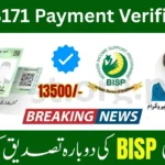 Today’s Update: BISP 8171 Payment Verification & Online Status Check